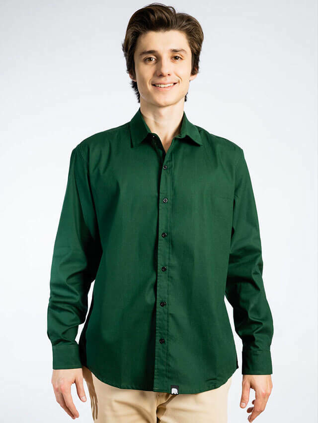 Camisa Verde Militar - Phiphi Camisaria