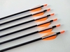Flechas Carbono - Spine 900 - Skylon Radius - VANES PLÁSTICAS - laranja/branco