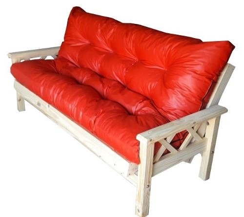 Digno insondable suéter Colchón Futon Tres Cuerpos Cuero Ecologico(ART 5628)