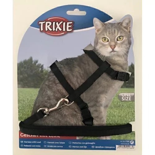 Disfraz Adaptabilidad código Pretal + Correa Trixie gato