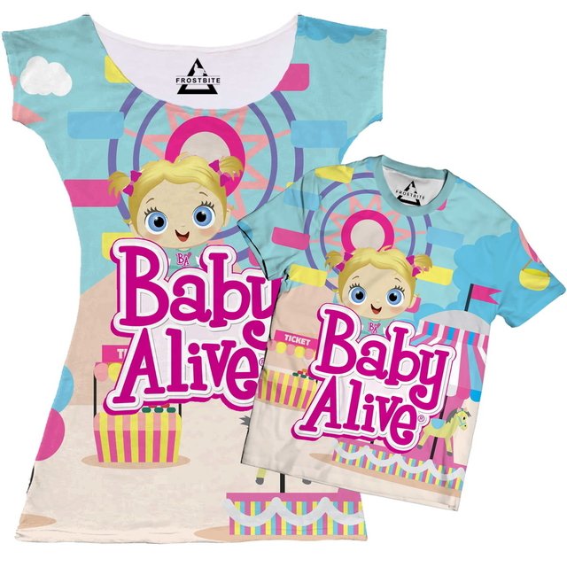 Vestido ou Camiseta Baby Alive - FrostBite Brasil