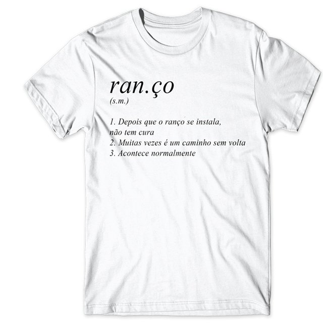 Camiseta Ranço - Fumiga Nerd
