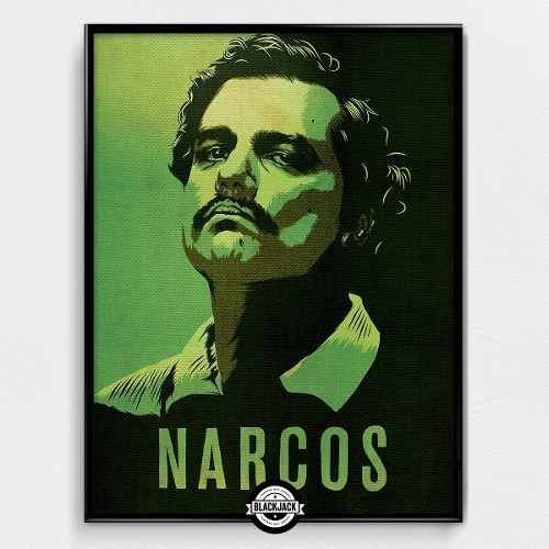 Cuadro Narcos Pablo Escobar Netflix 40x50 Slim