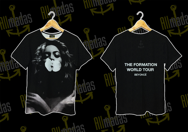 Camisa - beyonce the formation world tour poster