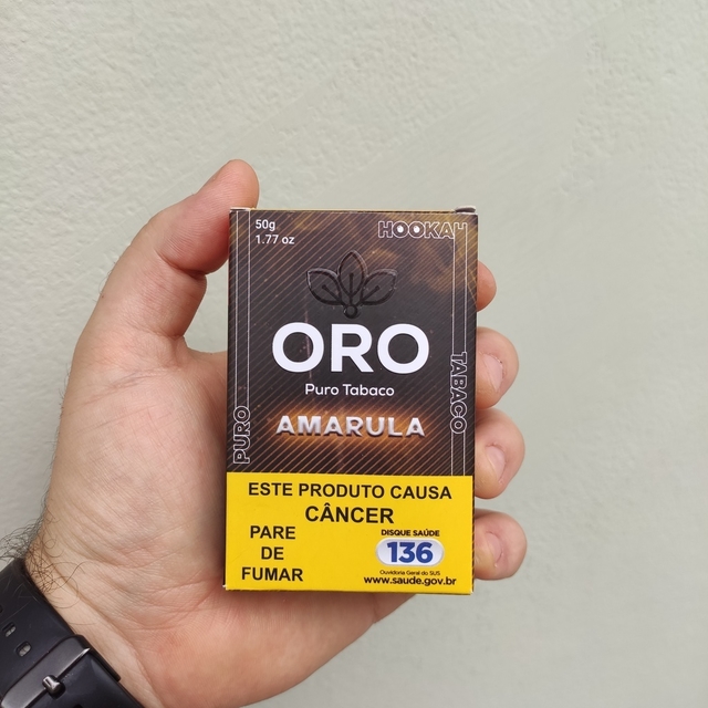 Essência Oro Puro Tabaco para Narguile Vários Sabores de 50 gramas