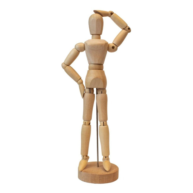 Muñeco de Madera Articulado 20 cm - Ibi