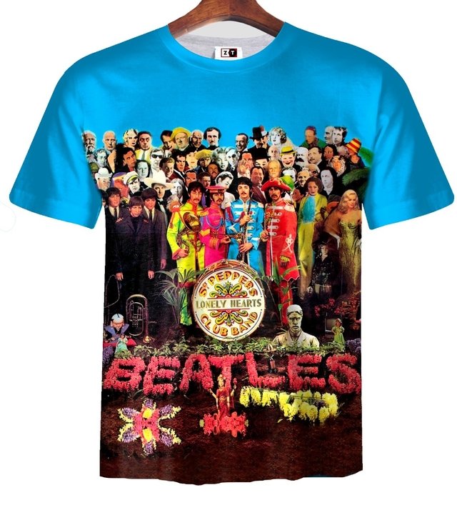 Camiseta Beatles Sgt. Snoopy Club Band