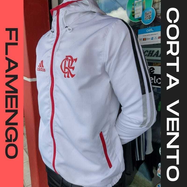 Jaqueta Corta Vento do Flamengo Unissex BC - MM SPORTS