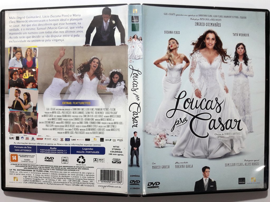 Dvd Loucas Pra Casar Ingrid Guimar Es Tat Werneck Suzana Pires Original