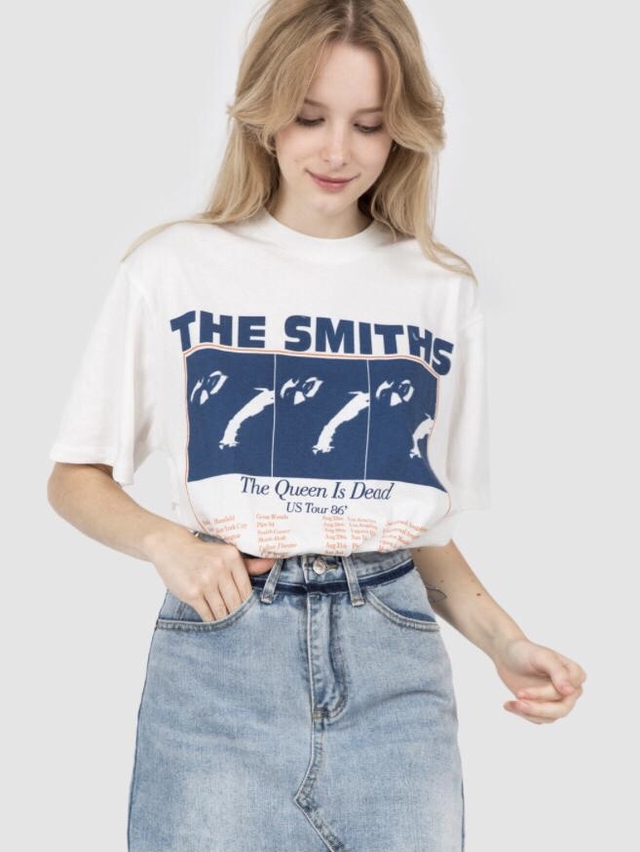 Camiseta The Smiths Tour 86 Branca - Chaneco