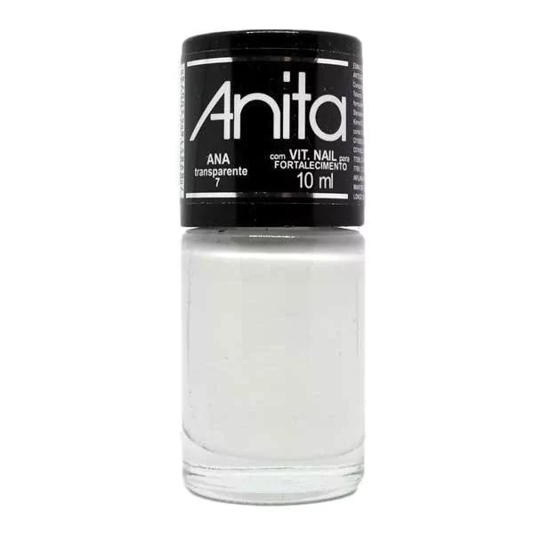 Esmalte Anita Ana Transparente 10Ml Belezeira Nails