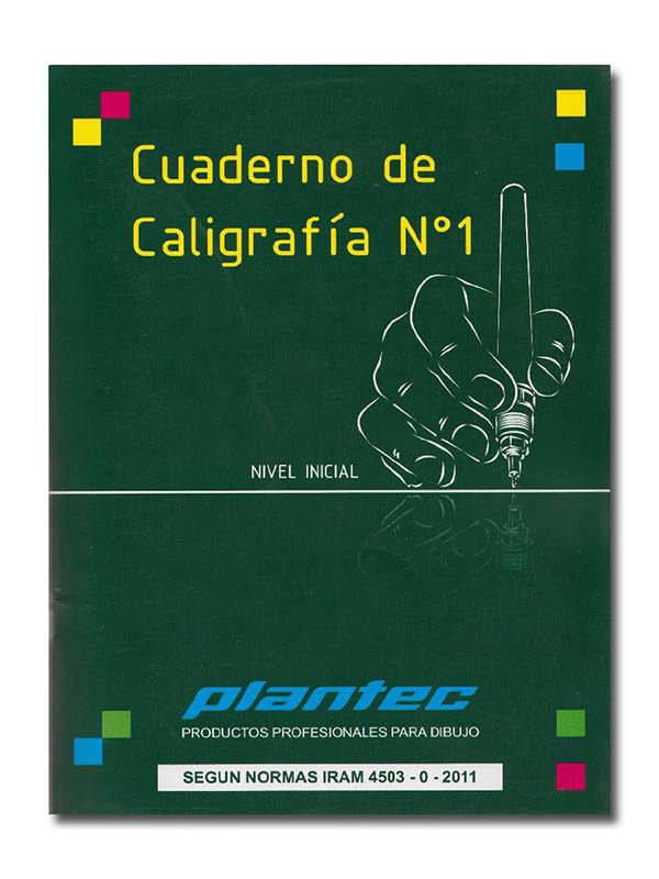Cuaderno de Caligrafia N1 Plantec - Libreria Lerma