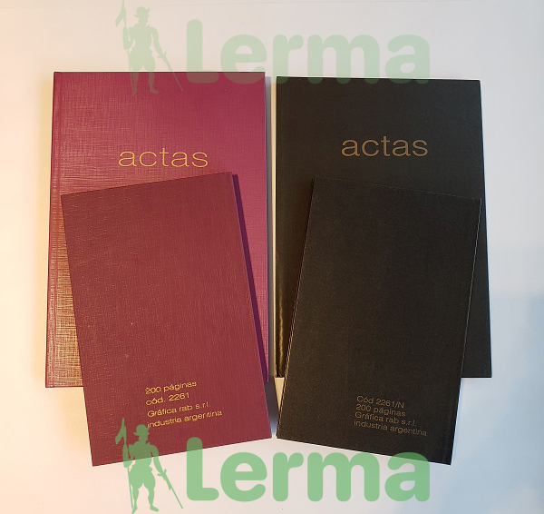 Libros de Actas RAB - Comprar en Libreria Lerma