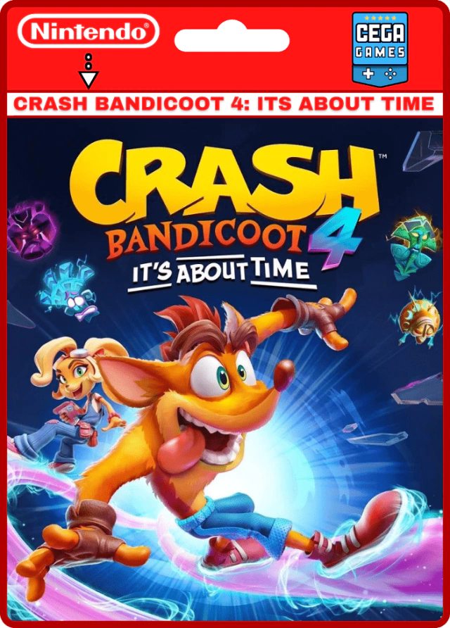 ▷ Crash Bandicoot 4: It's About Time [Nintendo Switch] Juego Digit