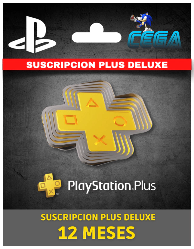 ▷ Suscripción plus Deluxe 12 meses para PS4 y Ps5