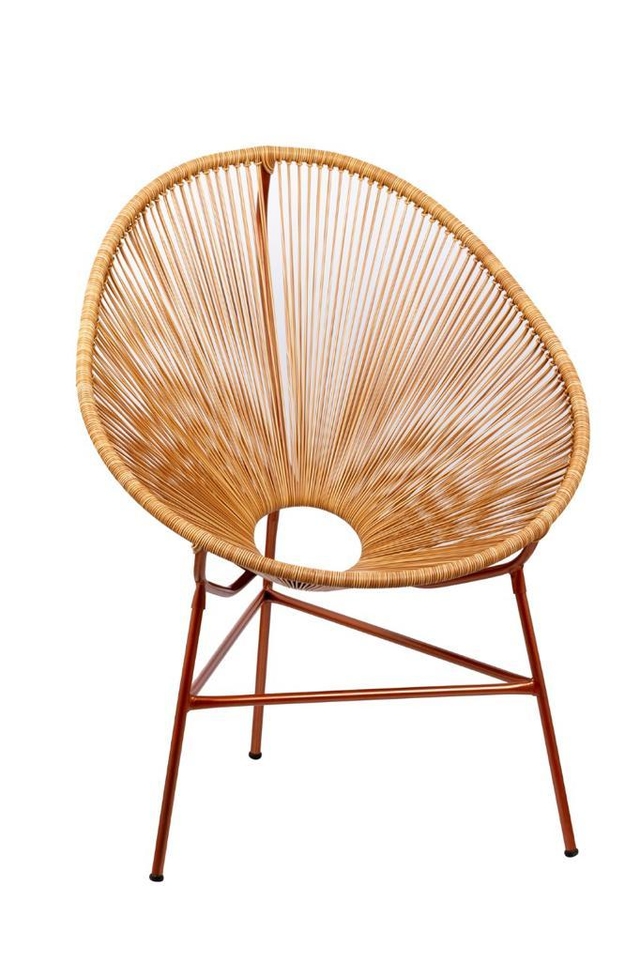 Cadeira Acapulco Palha Cobre - Comprar em H&H Decor