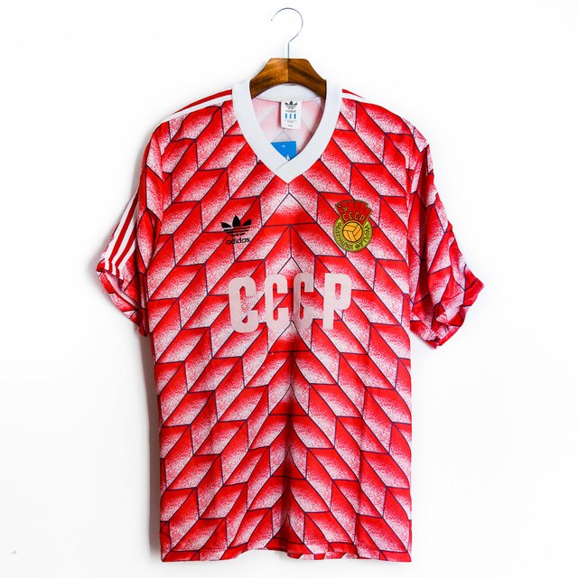 Camisa de Futebol União Soviética 1987/88 Adidas