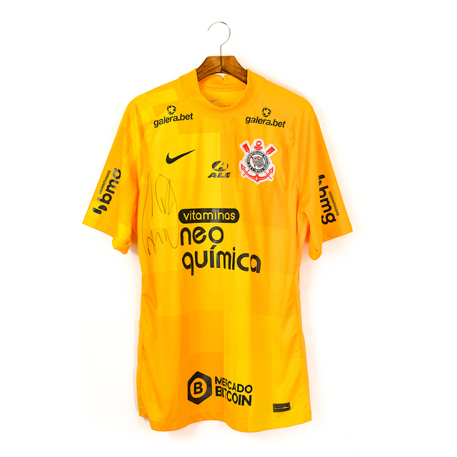 Camisa de Futebol Corinthians Cássio Usada em Jogo | Para Fanáticos