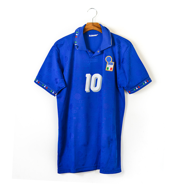 Camisa de Futebol Seleção Itália 1994 Baggio | Para Fanáticos