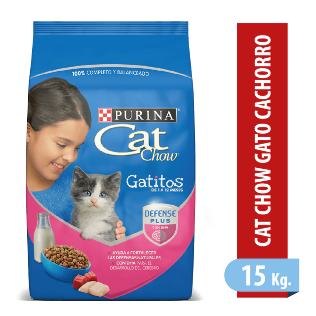CAT CHOW GATITO 15 KG. - Comprar en Veterinaria Alem