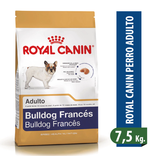 ROYAL CANIN BULLDOG FRANCÉS ADULT 7.5 KG.