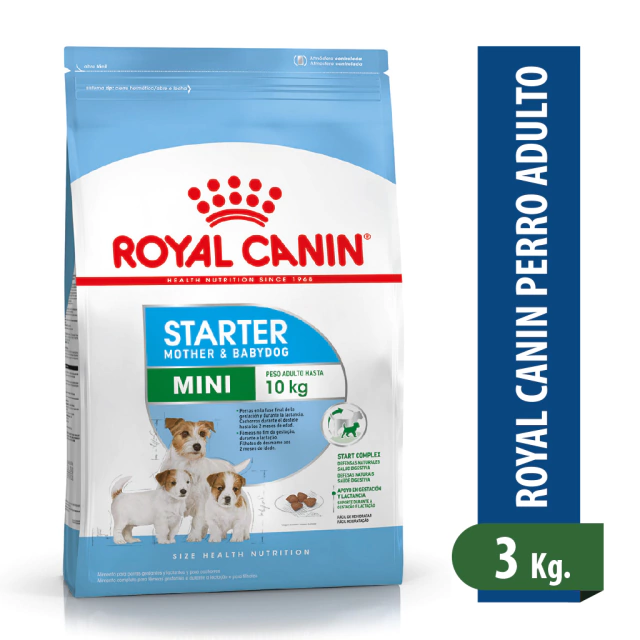 ROYAL CANIN MINI STARTER 3 KG. - Veterinaria Alem