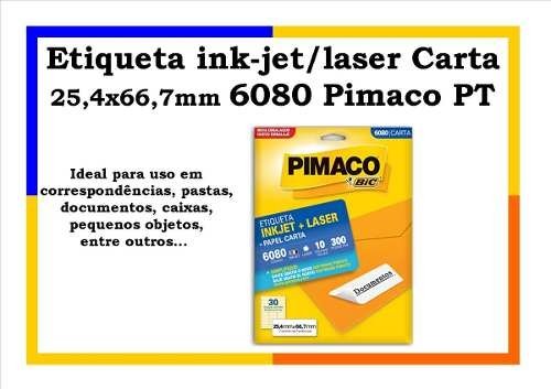 Etiqueta Adesiva Inkjet E Laser Carta X Mm