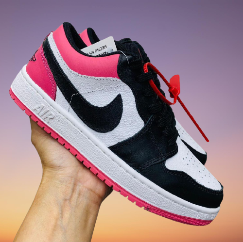Tênis Nike Air Jordan Low Rosa e Branco - Fwstoree