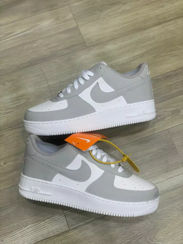 T Nis Nike Air Force Cinza E Branco Fwstoree