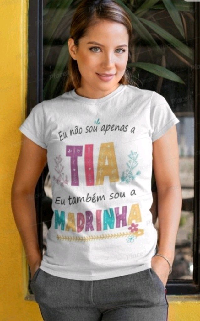 Camiseta Tia Dinda Madrinha
