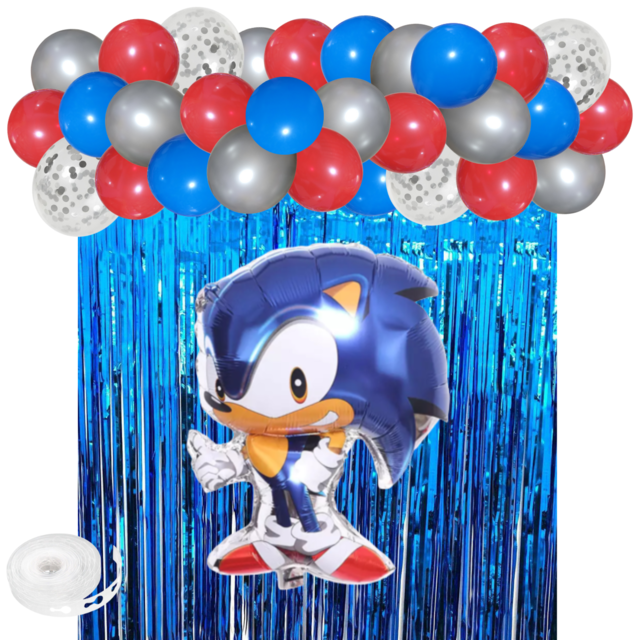 Kit Combo Sonic Deco Cumpleaños - PROYECTAMAR
