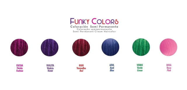 Coloración Semi Permanente X6 Estereo Color Funky Colors