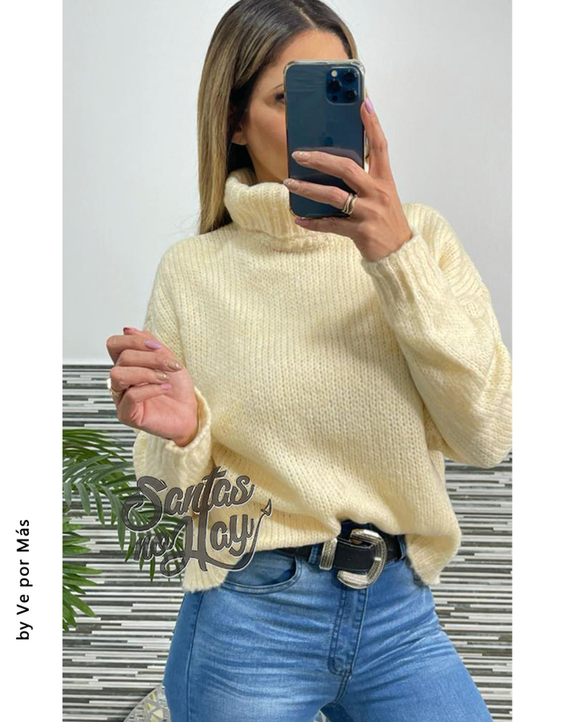 Sweater abrigado suavecito +colores - santas no hay