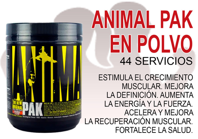 Animal Pak en Polvo Grs) UNIVERSAL NUTRITION