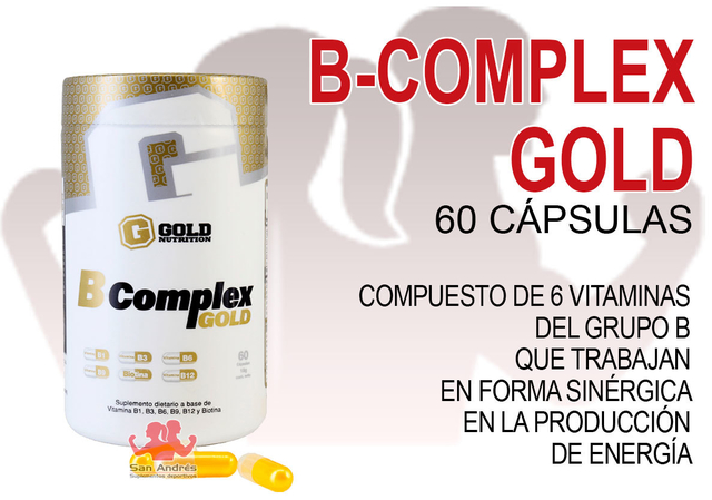 B-COMPLEX GOLD (60 caps) - GOLD NUTRITION