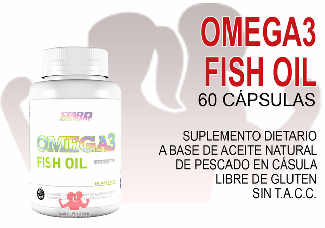 OMEGA3 FISH OIL (60 CAPS.) - STAR NUTRITION
