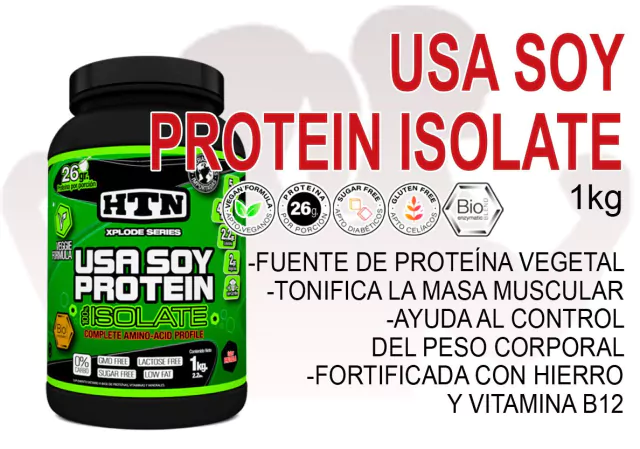 USA SOY PROTEIN ISOLATE (1kg) - HTN