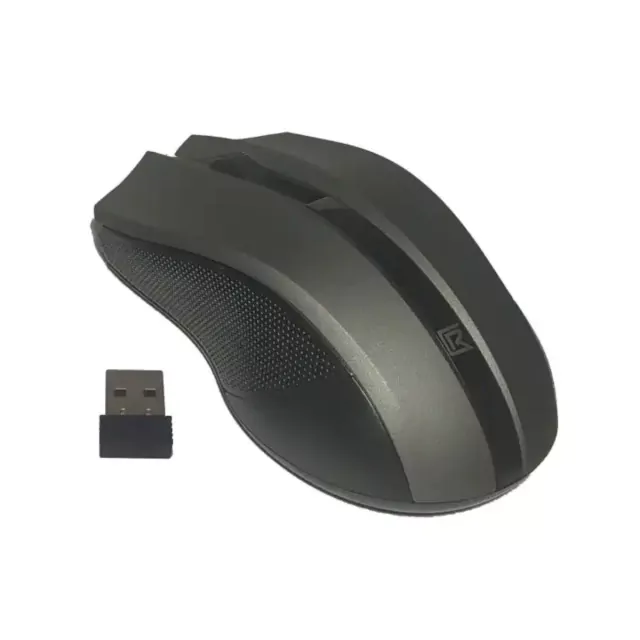 Mouse Optico Inalambrico Usb 1600dpi Tres Botones + Scroll