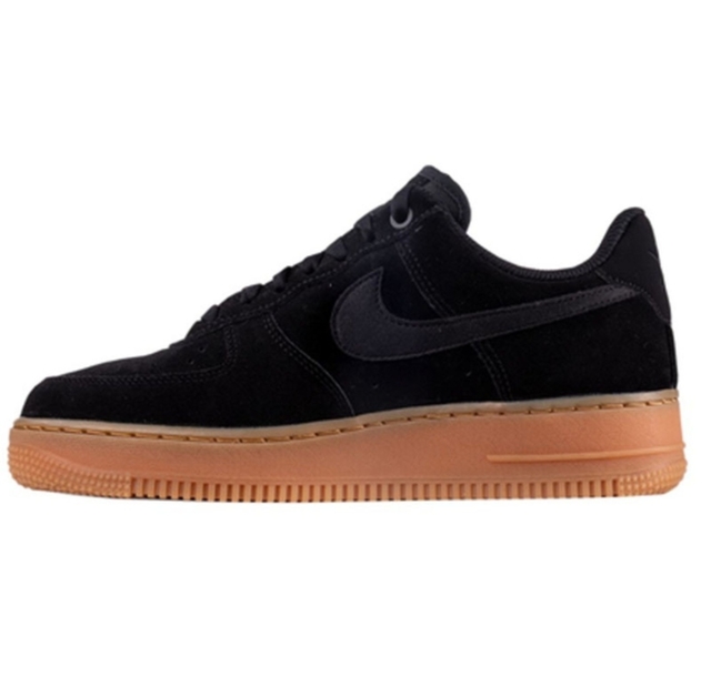 Nike Air force 1 couro preto/marrom - Griffeborges