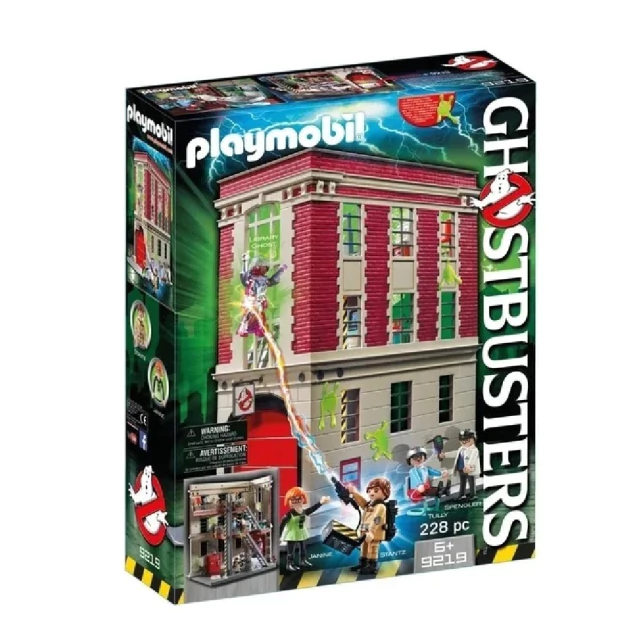 Playmobil Ghostbusters Cuartel De Bomberos Cazafantasma 9219