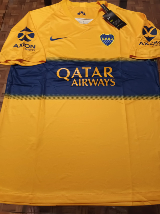 Camiseta Nike Boca Suplente Amarilla 2019 2020