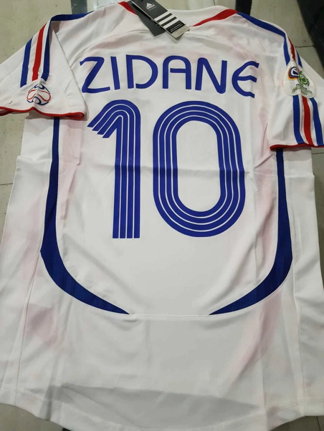 Camiseta adidas Retro Francia Suplente 2006 Zidane #10