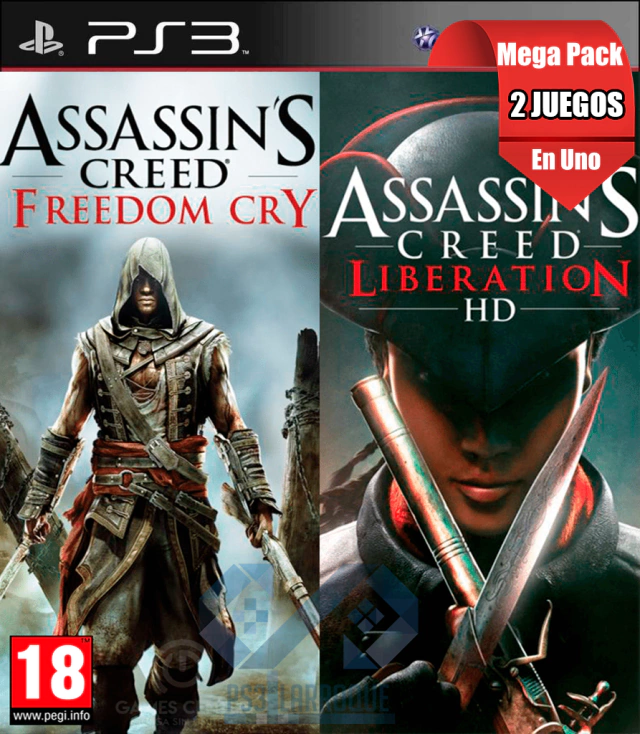 ASSASSINS CREED LIBERATION Y FREEDOM CRY PS3 DIGITAL