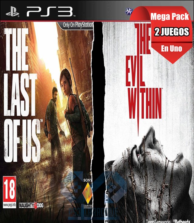 COMBO THE LAST OF US + THE EVIL WITHIN PS3 DIGITAL