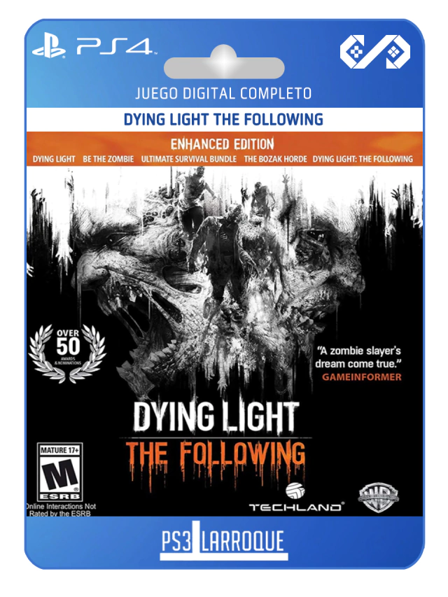 DYING LIGHT THE FOLLOWING - ENHANCED EDITION PS4 DIGITAL