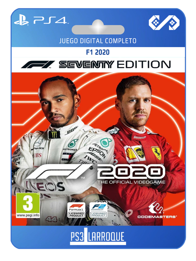 F1 2020 PS4 DIGITAL - Comprar en Ps3 Larroque