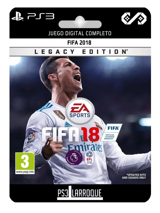 FIFA 18 PS3 DIGITAL - Comprar en Ps3 Larroque