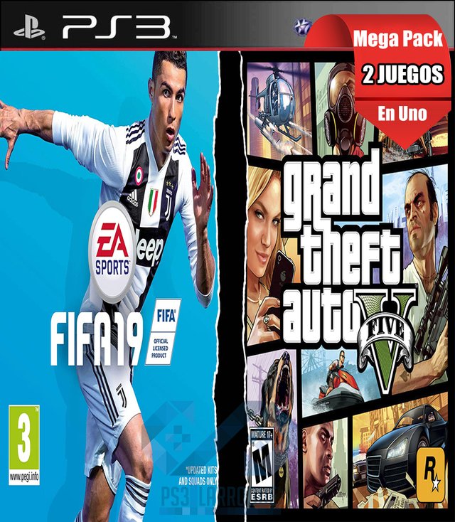 FIFA 19 + GTA 5 PS3 DIGITAL - Comprar en Ps3 Larroque