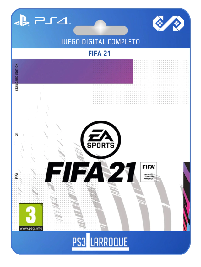 FIFA 21 PS4 DIGITAL - Comprar en Ps3 Larroque