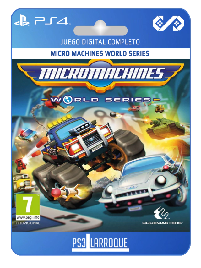MICRO MACHINES WORLD SERIES PS4 DIGITAL - Ps3 Larroque
